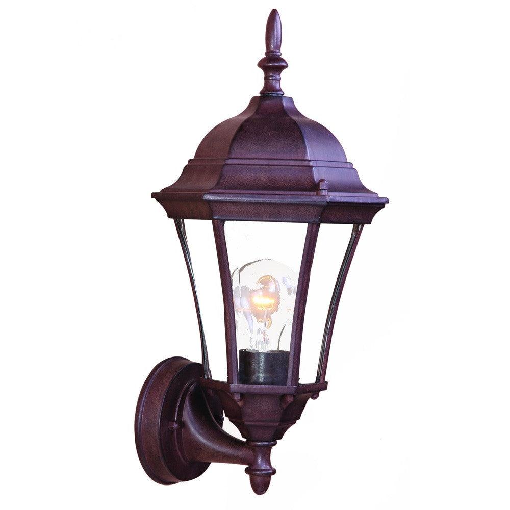 Dark Brown Carousel Lantern Wall Light - FurniFindUSA