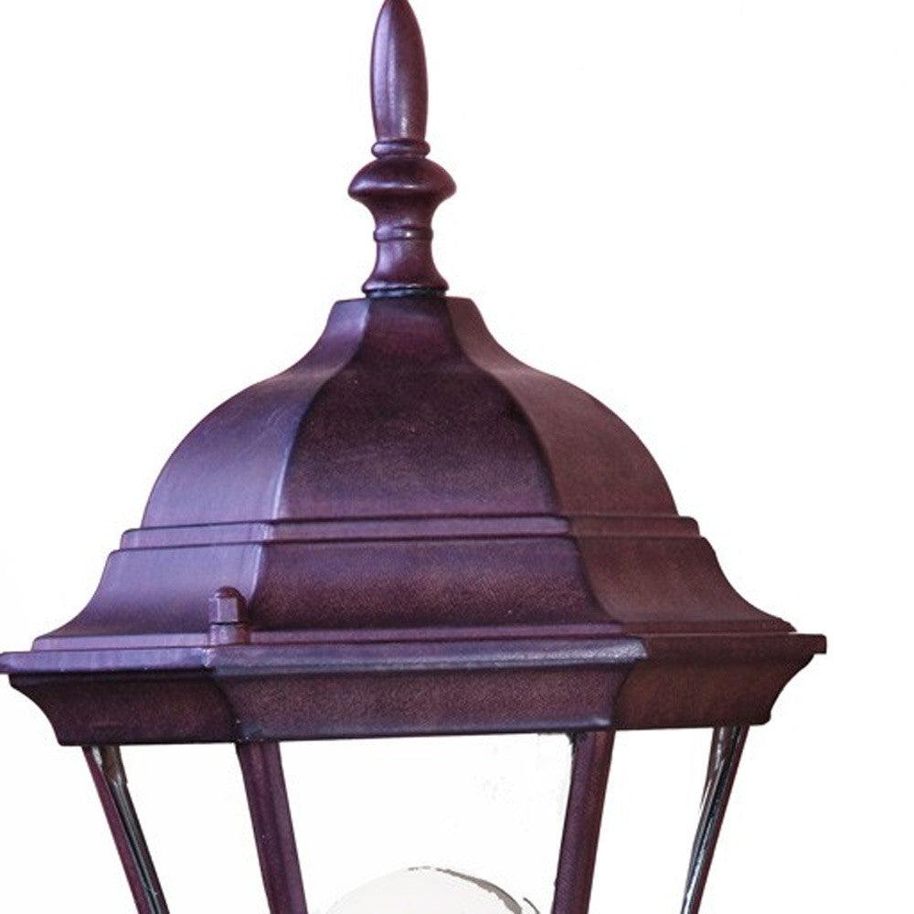 Dark Brown Carousel Lantern Wall Light - FurniFindUSA