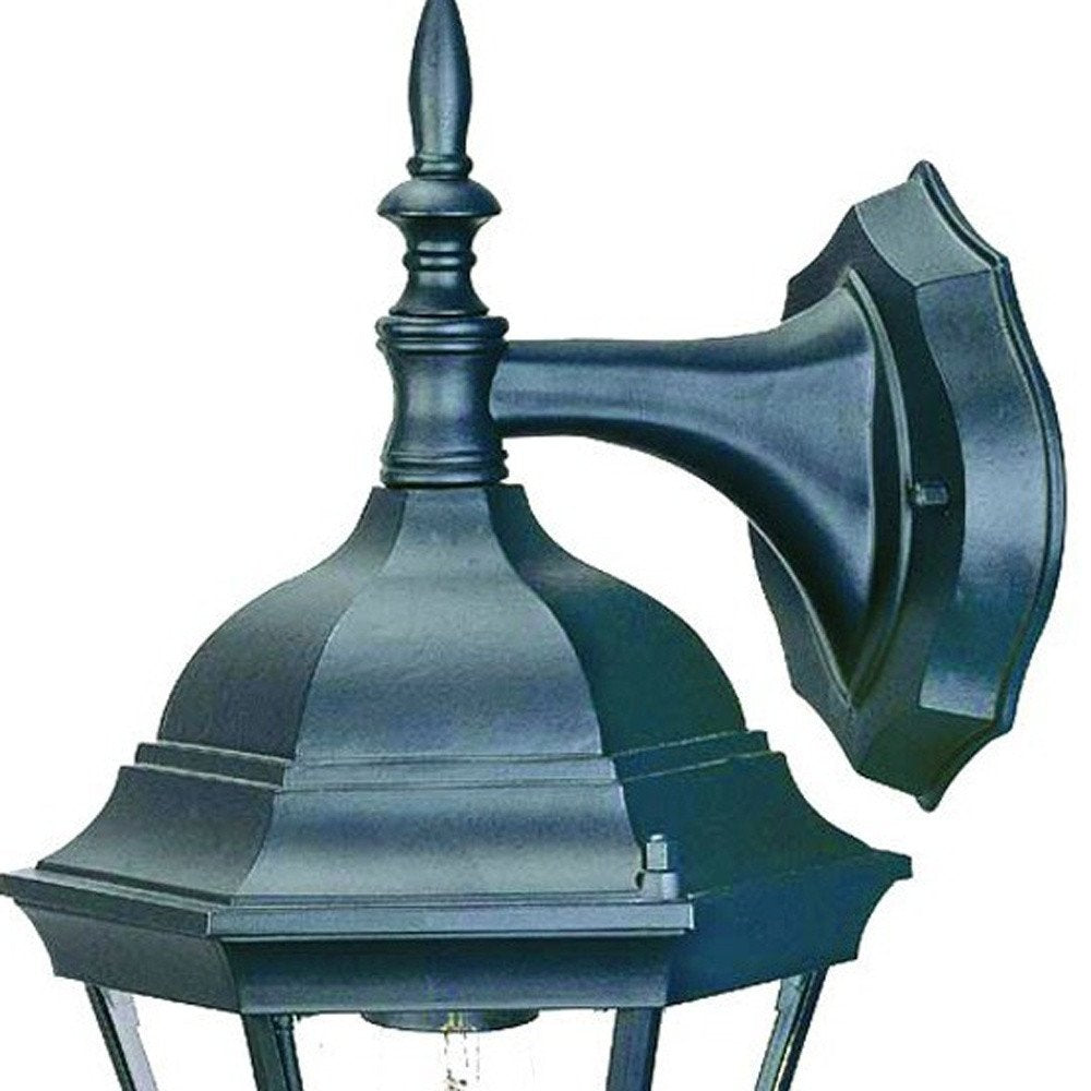 Matte Black Hanging Carousel Lantern Wall Light HomeRoots