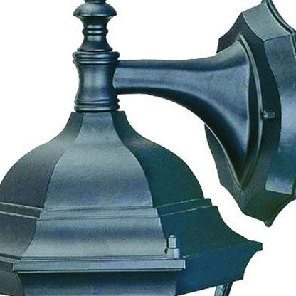 Matte Black Hanging Carousel Lantern Wall Light - FurniFindUSA