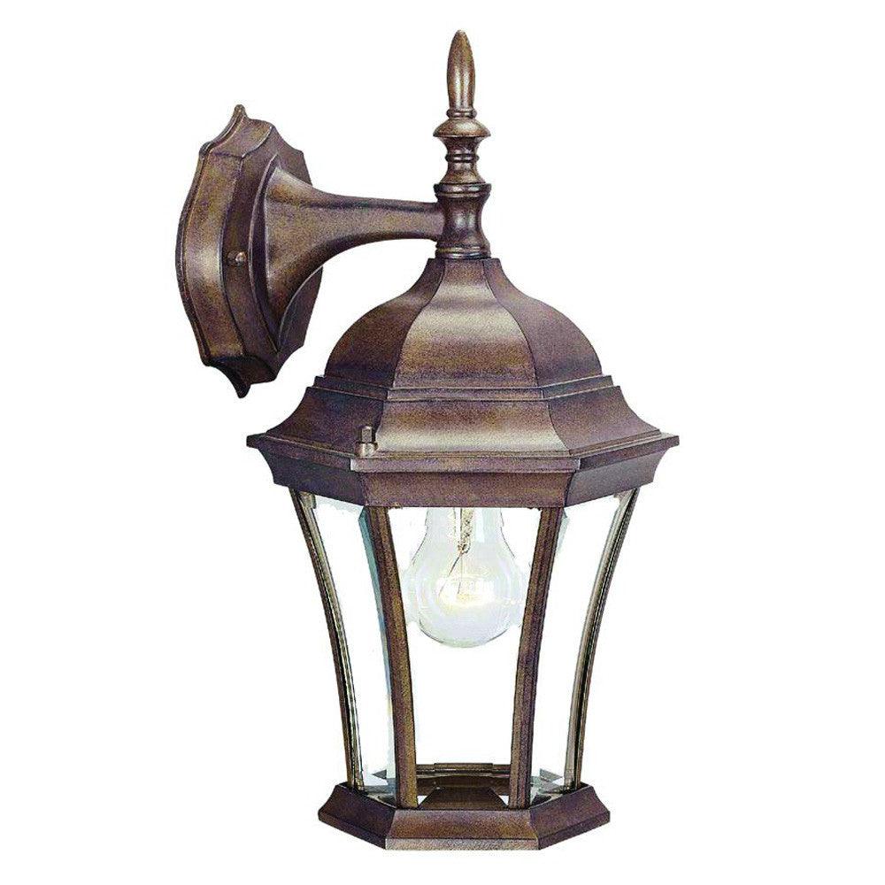 Dark Brown Hanging Carousel Lantern Wall Light - FurniFindUSA