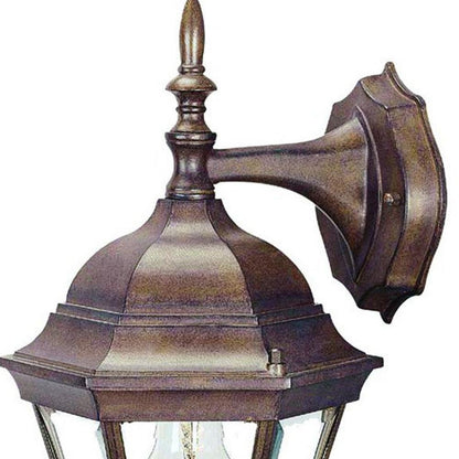 Dark Brown Hanging Carousel Lantern Wall Light - FurniFindUSA