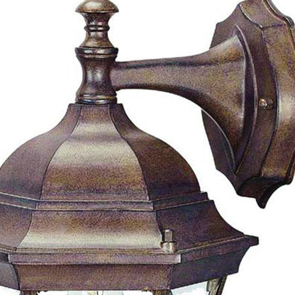 Dark Brown Hanging Carousel Lantern Wall Light HomeRoots