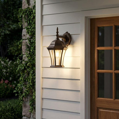 Dark Brown Hanging Carousel Lantern Wall Light HomeRoots