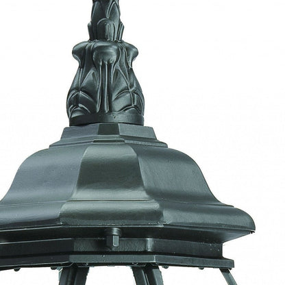 Matte Black Ornamental Glass Globe Wall Light HomeRoots