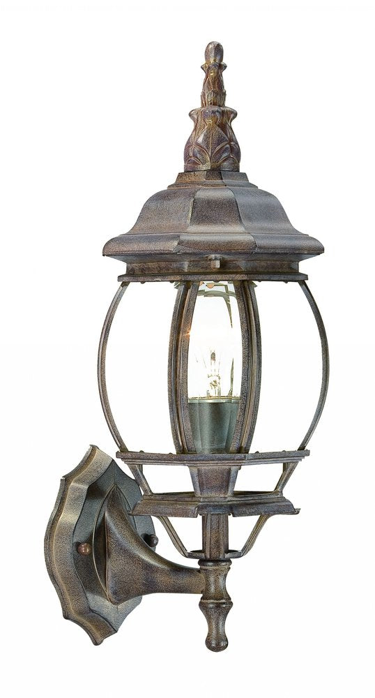 Dark Brown Glass Globe Wall Light HomeRoots