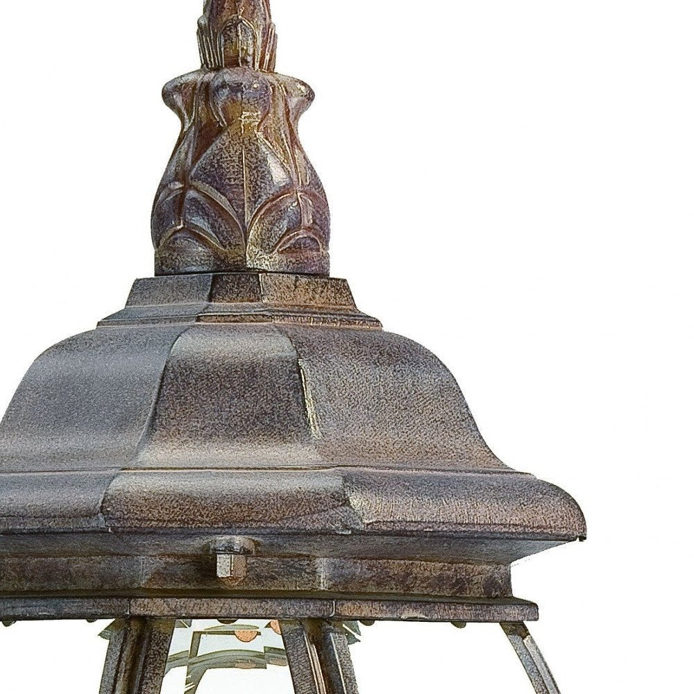 Dark Brown Glass Globe Wall Light HomeRoots