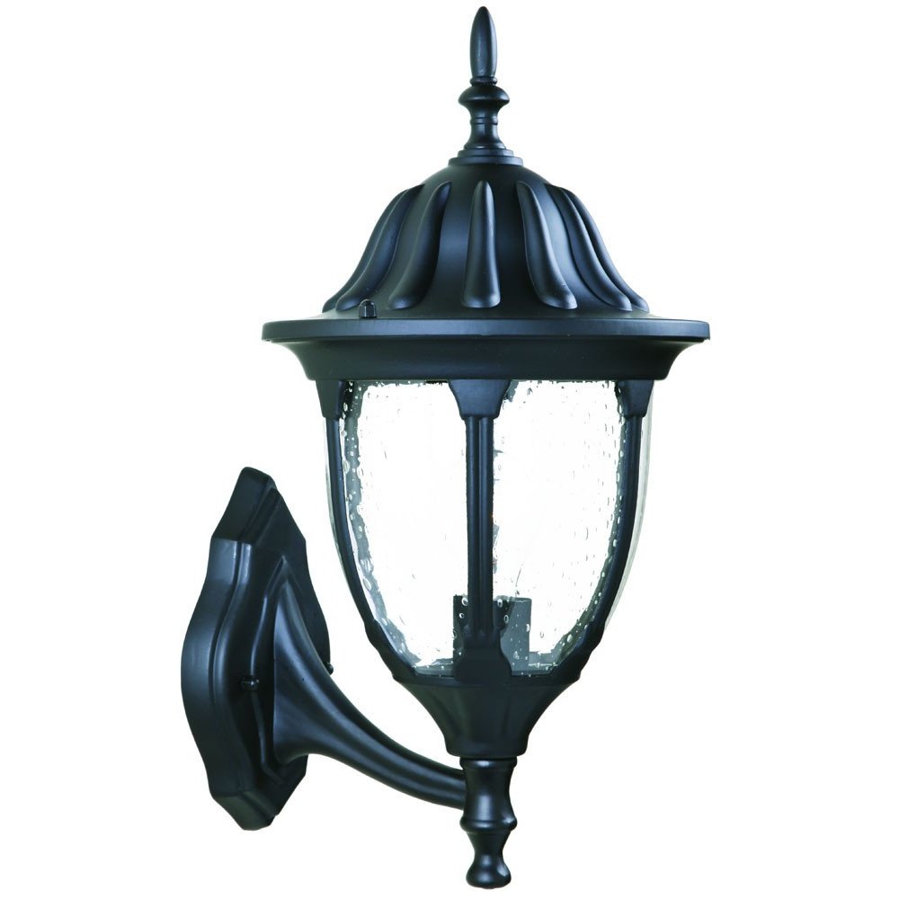 Matte Black Lamp Shape Wall Light — view 3