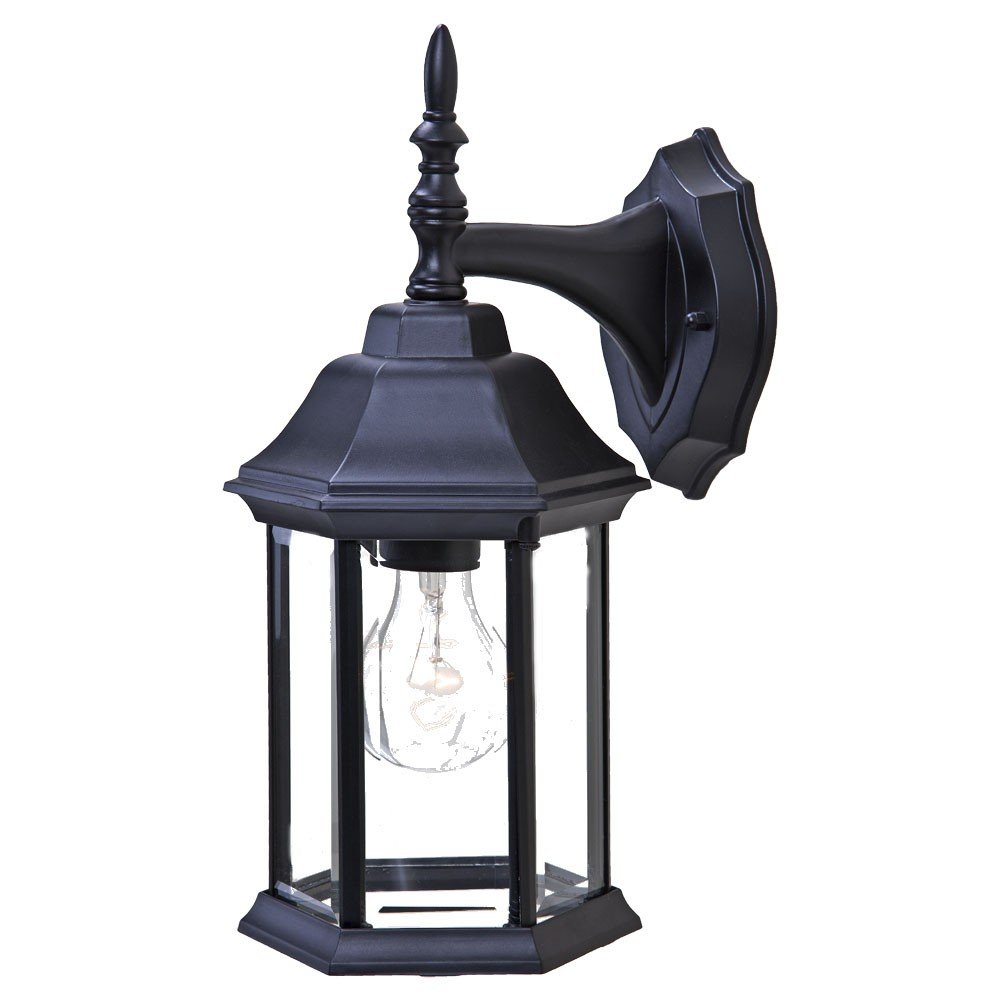White Clear Glass Swing Arm Wall Light HomeRoots