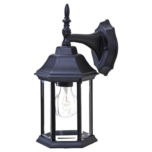 White Clear Glass Swing Arm Wall Light HomeRoots