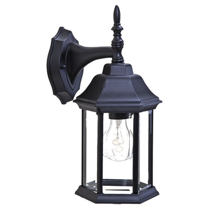 White Clear Glass Swing Arm Wall Light HomeRoots