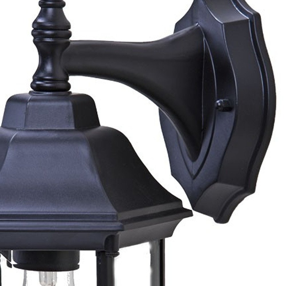 White Clear Glass Swing Arm Wall Light HomeRoots