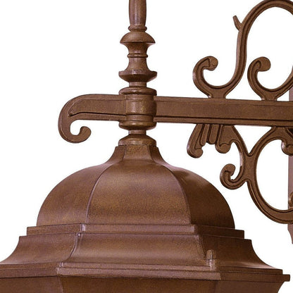 Brown Domed Hanging Lantern Wall Light HomeRoots