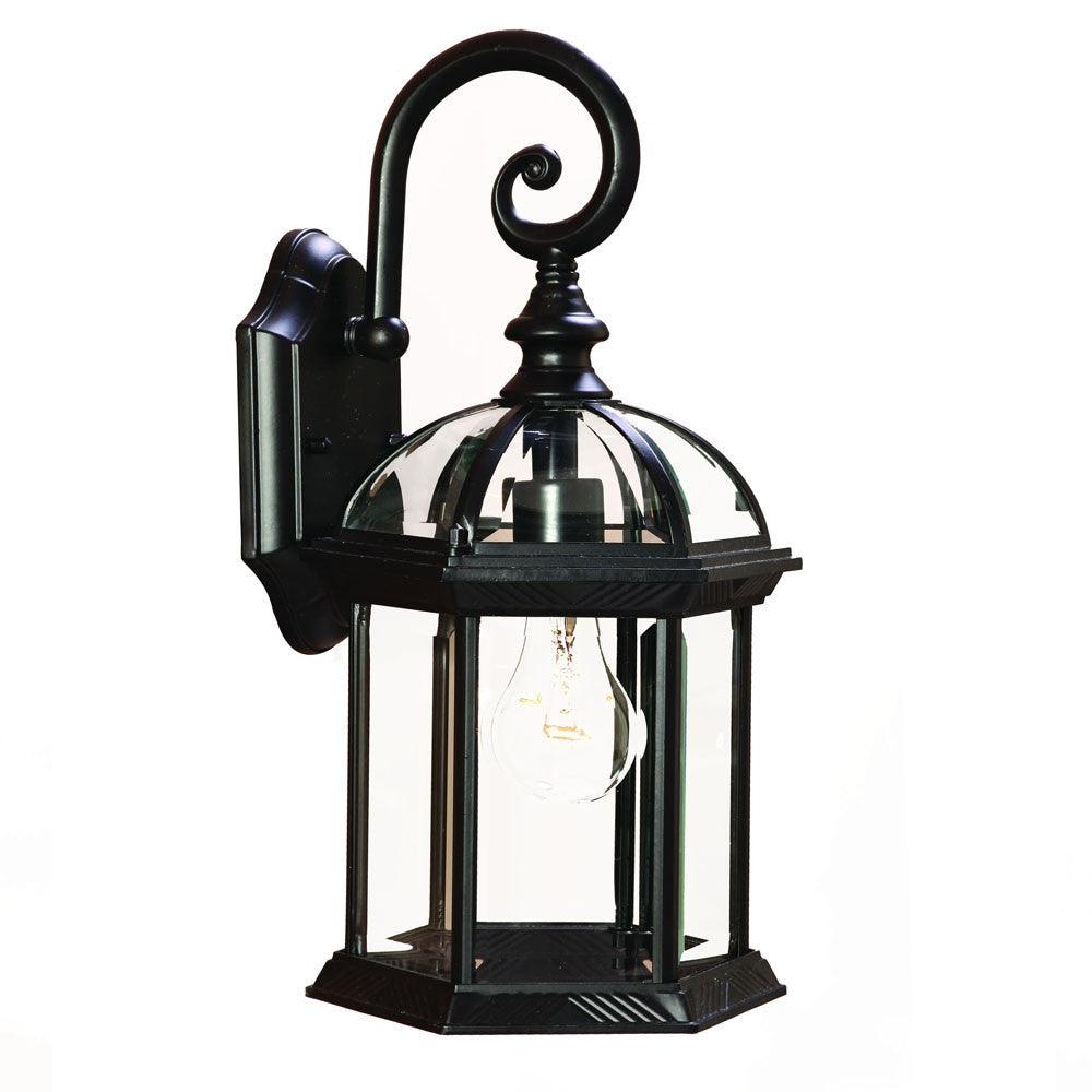 Matte Black Eastern Lantern Wall Light - FurniFindUSA