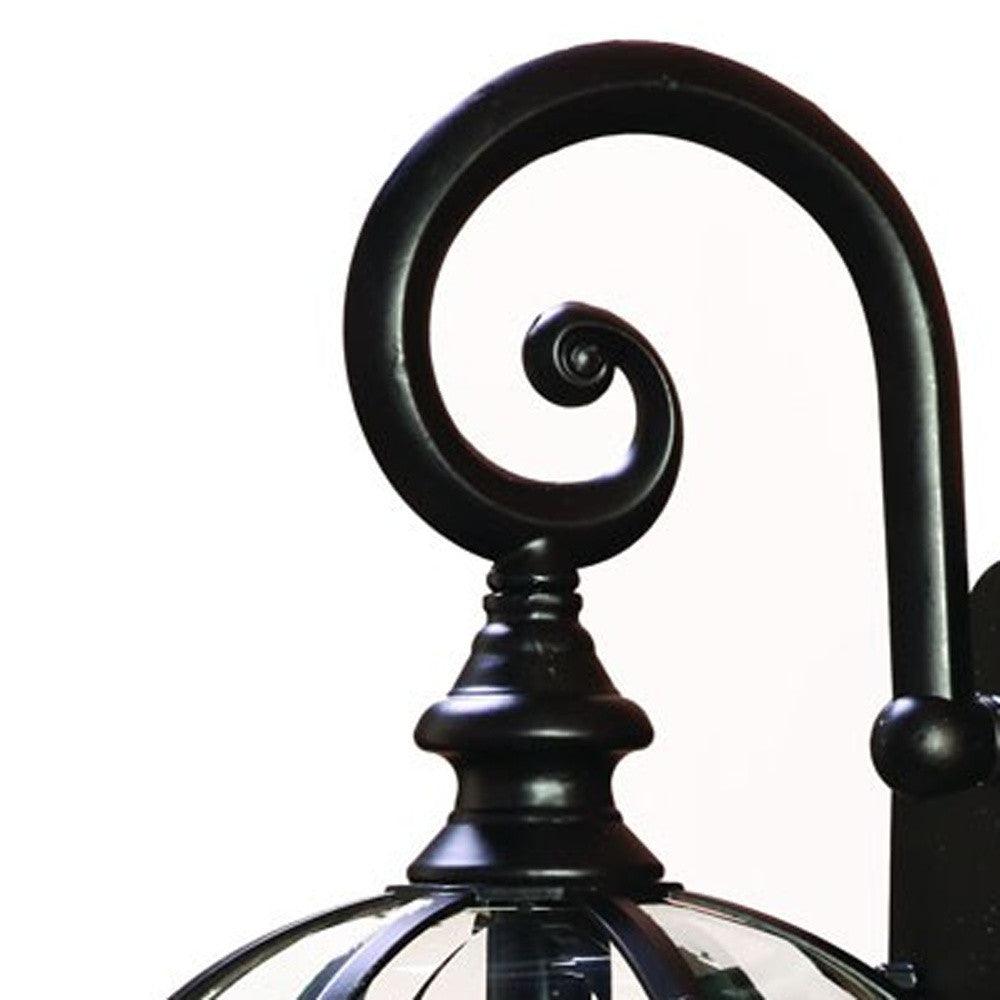 Matte Black Eastern Lantern Wall Light - FurniFindUSA