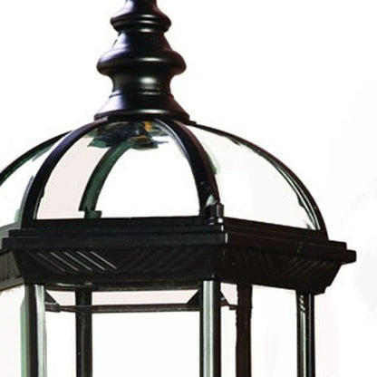 Matte Black Cylindrical Lantern Wall Light - FurniFindUSA