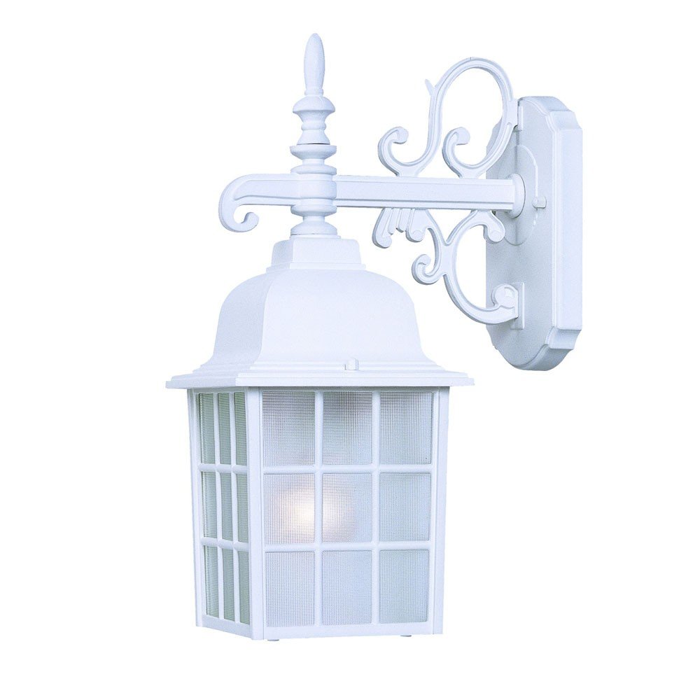 White Window Pane Lantern Wall Light HomeRoots