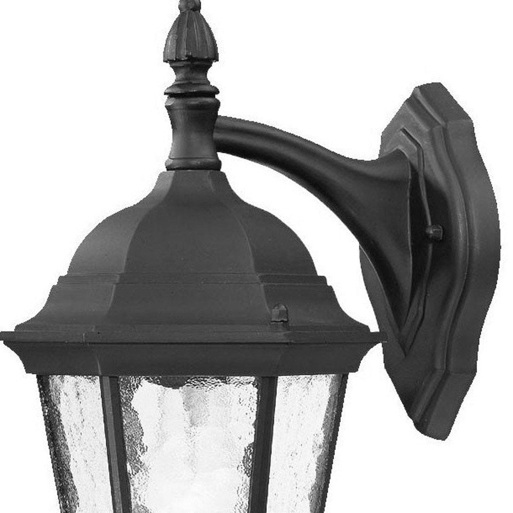 Two Light Matte Black Hanging Carousel Wall Light HomeRoots