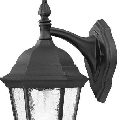 Two Light Matte Black Hanging Carousel Wall Light HomeRoots