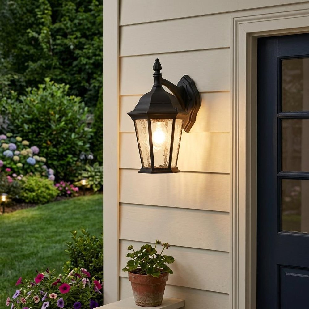 Two Light Matte Black Hanging Carousel Wall Light HomeRoots