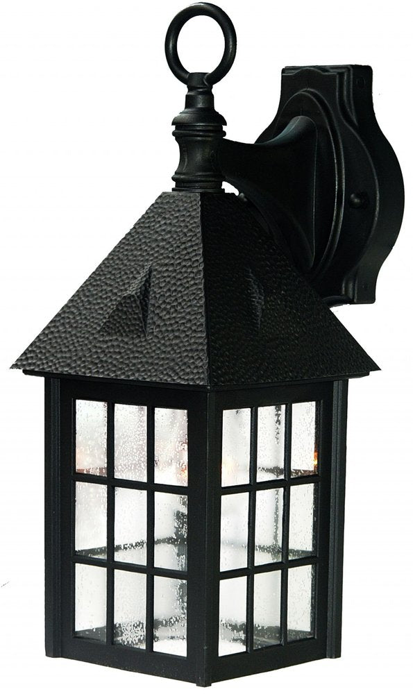 Matte Black House Shaped Wall Light — view 1