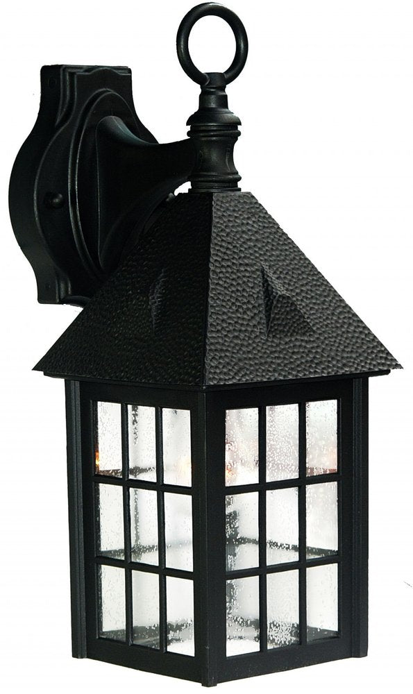 Matte Black House Shaped Wall Light — view 3