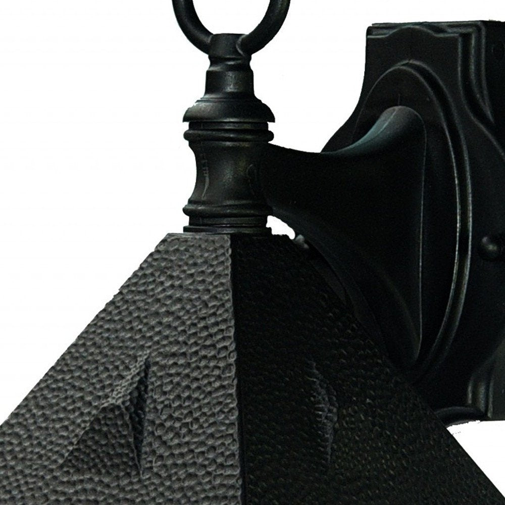 Matte Black House Shaped Wall Light — view 5