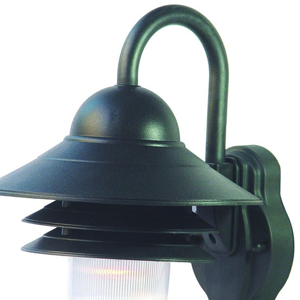 Matte Black Motion Sensor Outdoor Wall Light HomeRoots