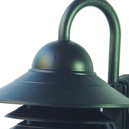 Matte Black Motion Sensor Outdoor Wall Light HomeRoots