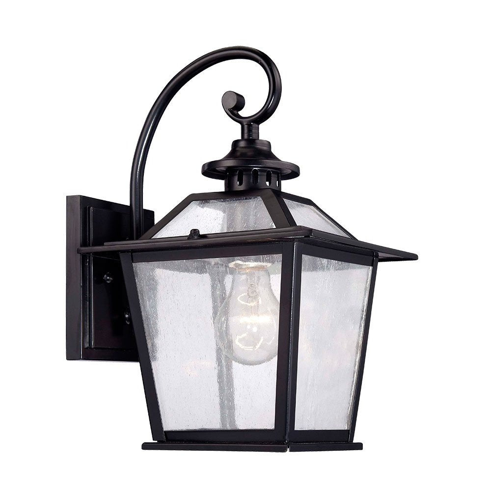 Matte Black Terrarium Shape Wall Light HomeRoots