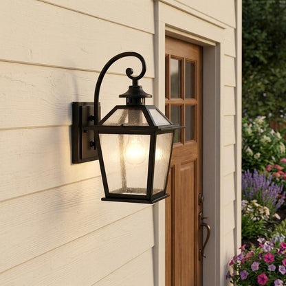 Matte Black Terrarium Shape Wall Light HomeRoots