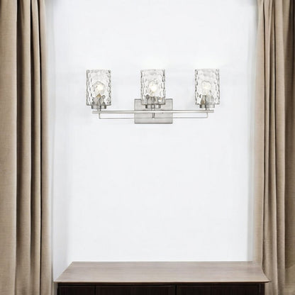 Livvy 3-Light Satin Nickel Vanity HomeRoots