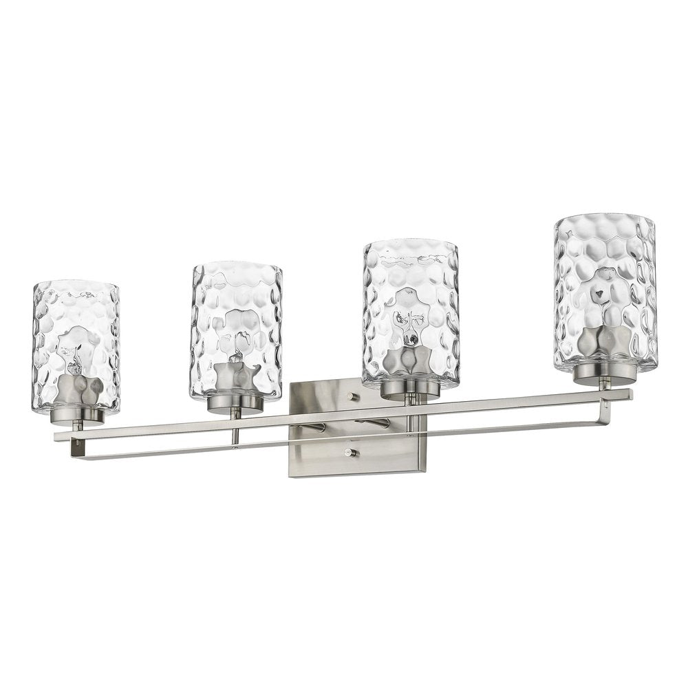Livvy 4-Light Satin Nickel Vanity HomeRoots