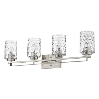 Livvy 4-Light Satin Nickel Vanity HomeRoots