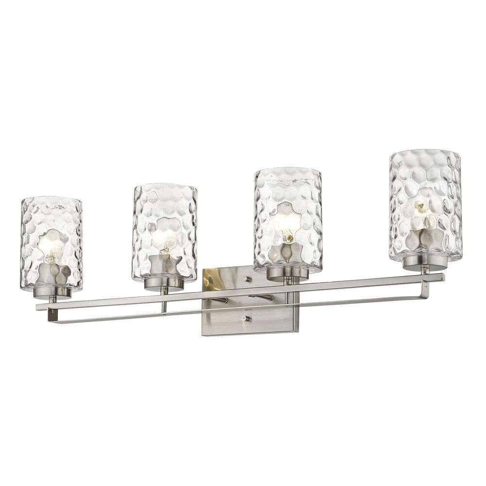 Livvy 4-Light Satin Nickel Vanity HomeRoots