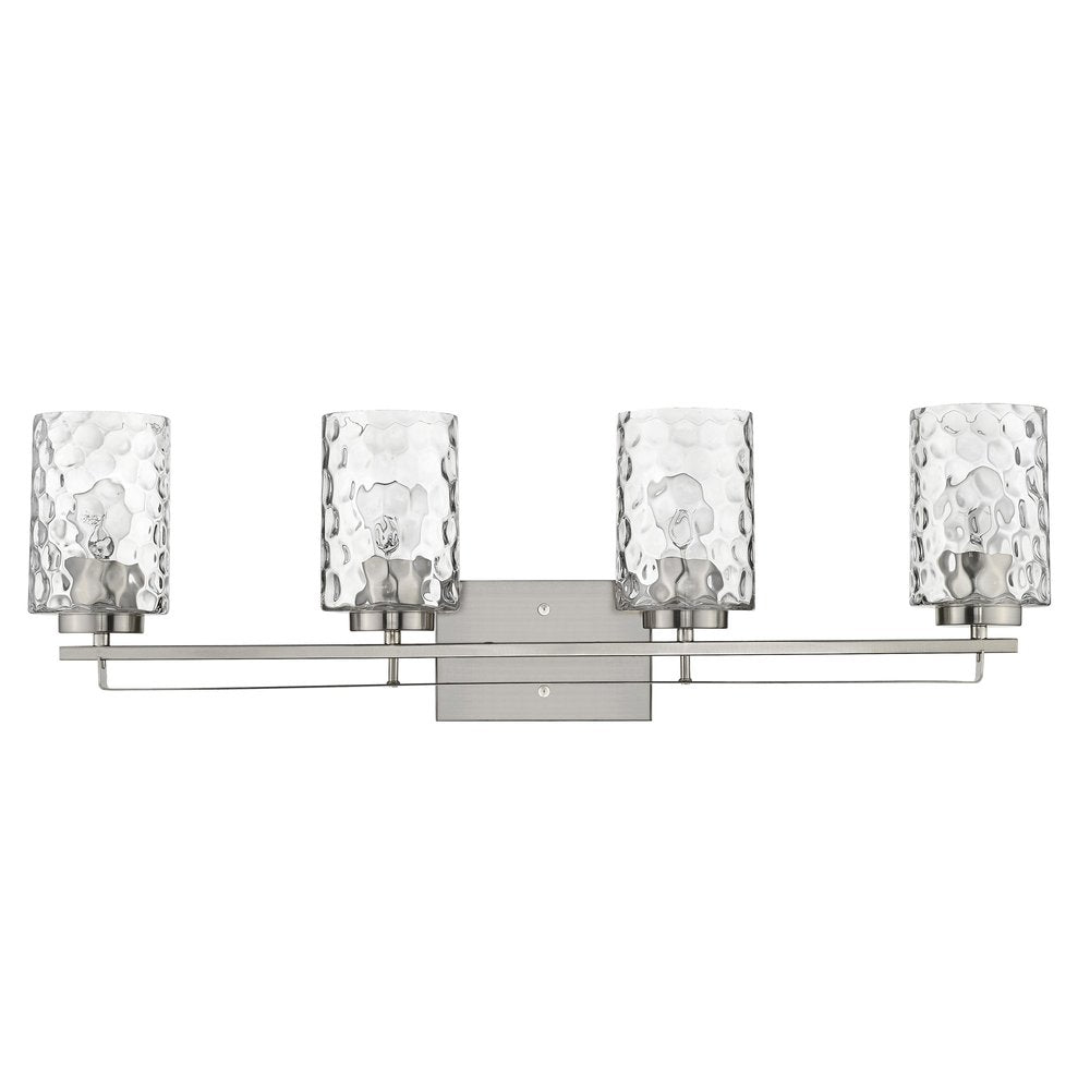 Livvy 4-Light Satin Nickel Vanity HomeRoots