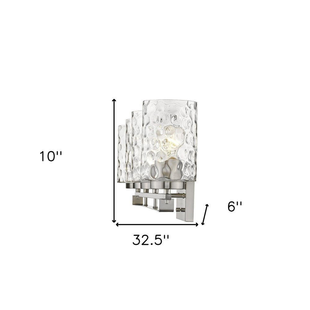 Livvy 4-Light Satin Nickel Vanity HomeRoots