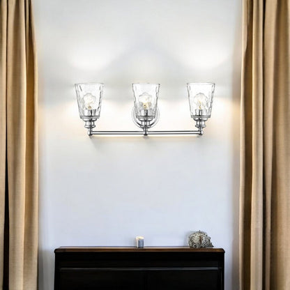 Mae 3-Light Chrome Vanity HomeRoots