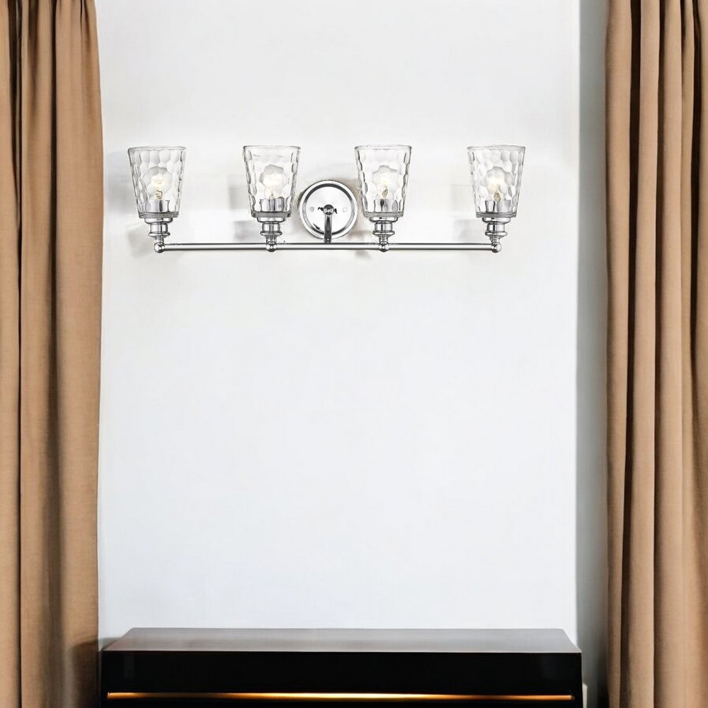 Mae 4-Light Chrome Vanity HomeRoots