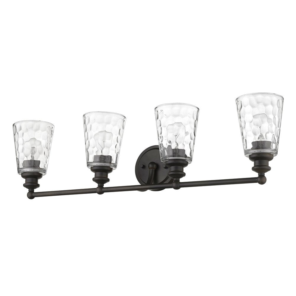 Mae 4-Light Oil-Rubbed Bronze Vanity HomeRoots