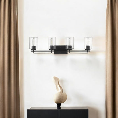 Orella 4-Light Matte Black Sconce