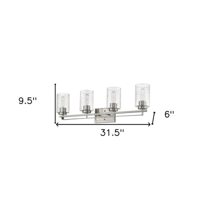 Orella 4-Light Satin Nickel Vanity HomeRoots
