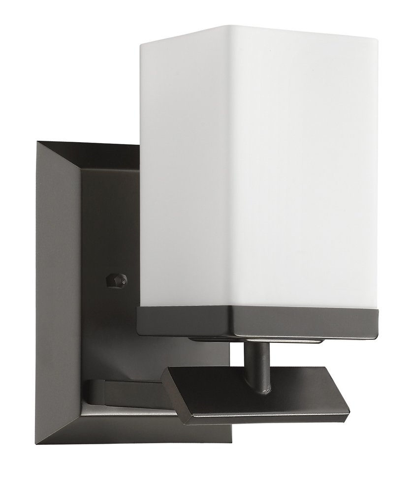 5" Black And White Metal Flush Mounted Sconce HomeRoots