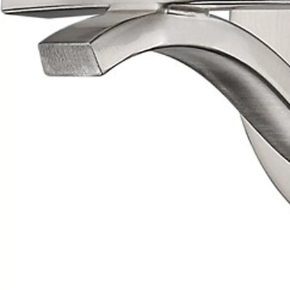 One Light Silver and Glass Wall Sconce HomeRoots