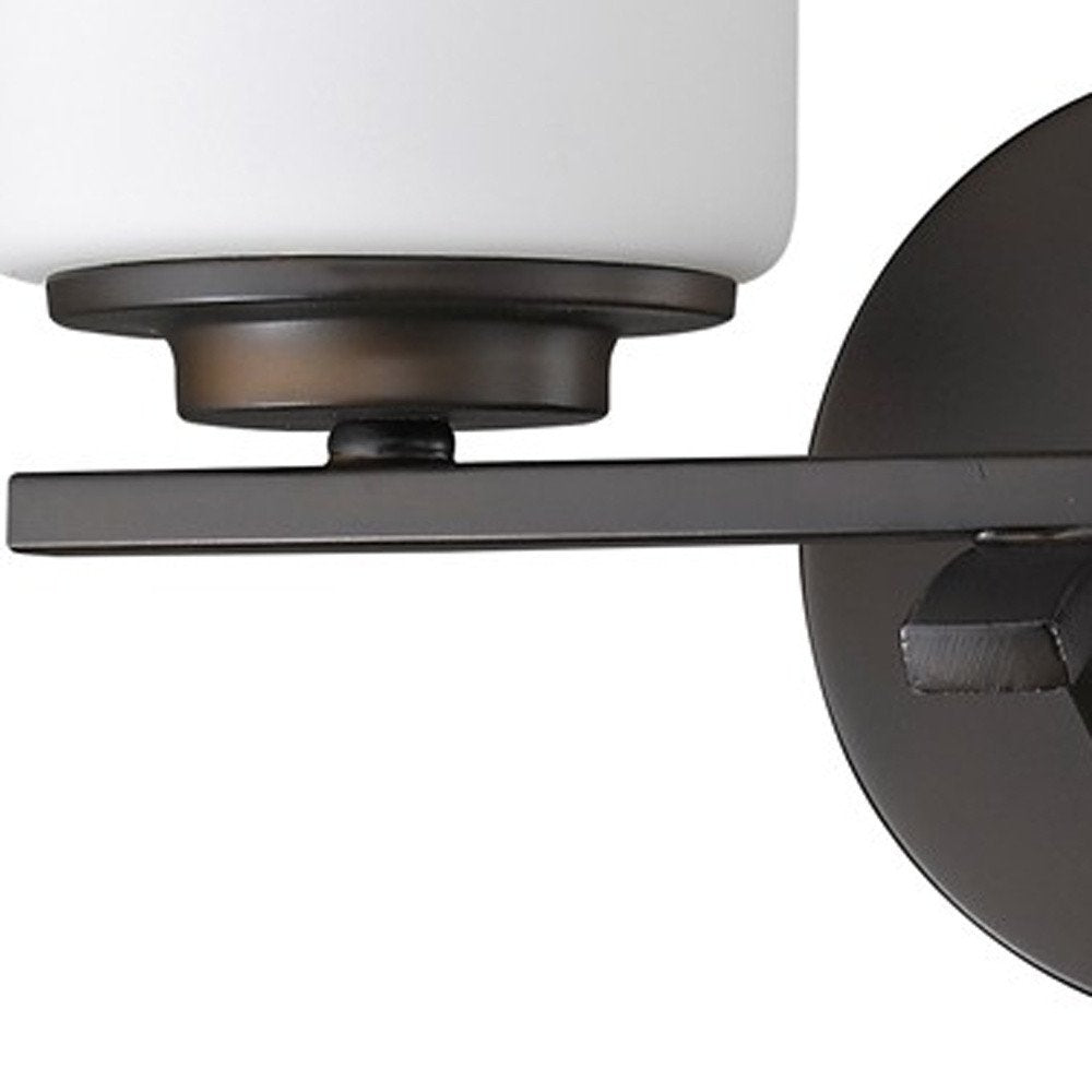 11" Black And White Metal Flush Mounted Sconce HomeRoots