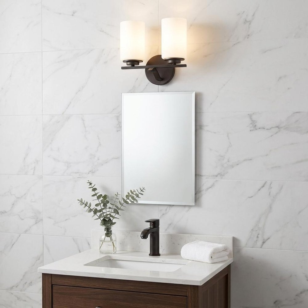11" Black And White Metal Flush Mounted Sconce HomeRoots