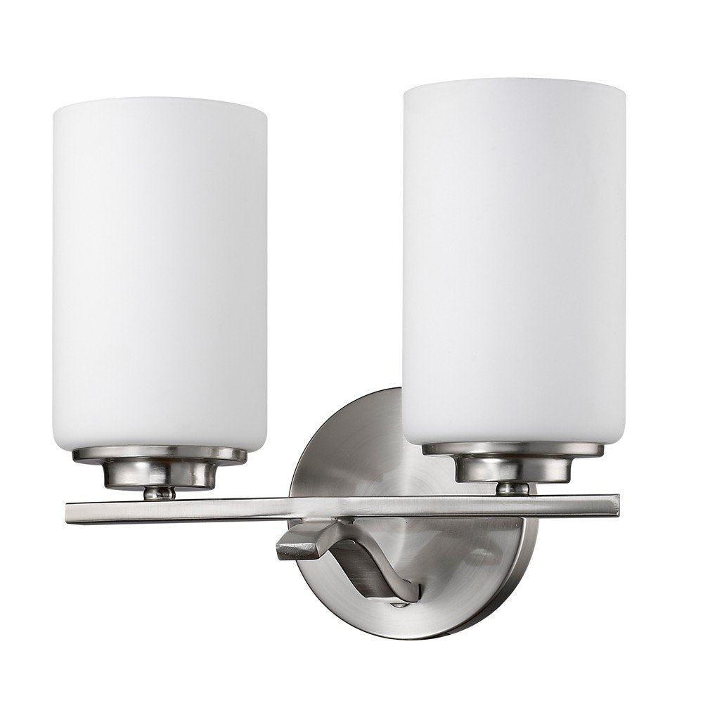 11" Silver And White Metal Flush Mounted Sconce HomeRoots