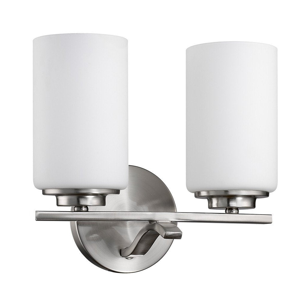 11" Silver And White Metal Flush Mounted Sconce HomeRoots