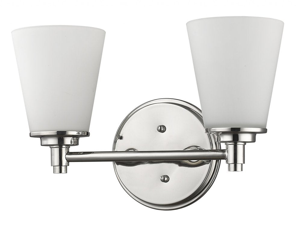 10" Silver And White Metal and Glass Vanity Flush Mounted Sconce HomeRoots