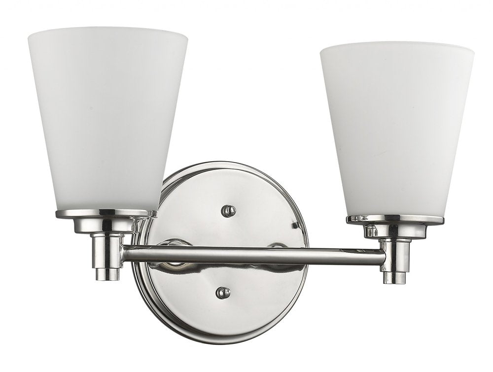 10" Silver And White Metal and Glass Vanity Flush Mounted Sconce HomeRoots